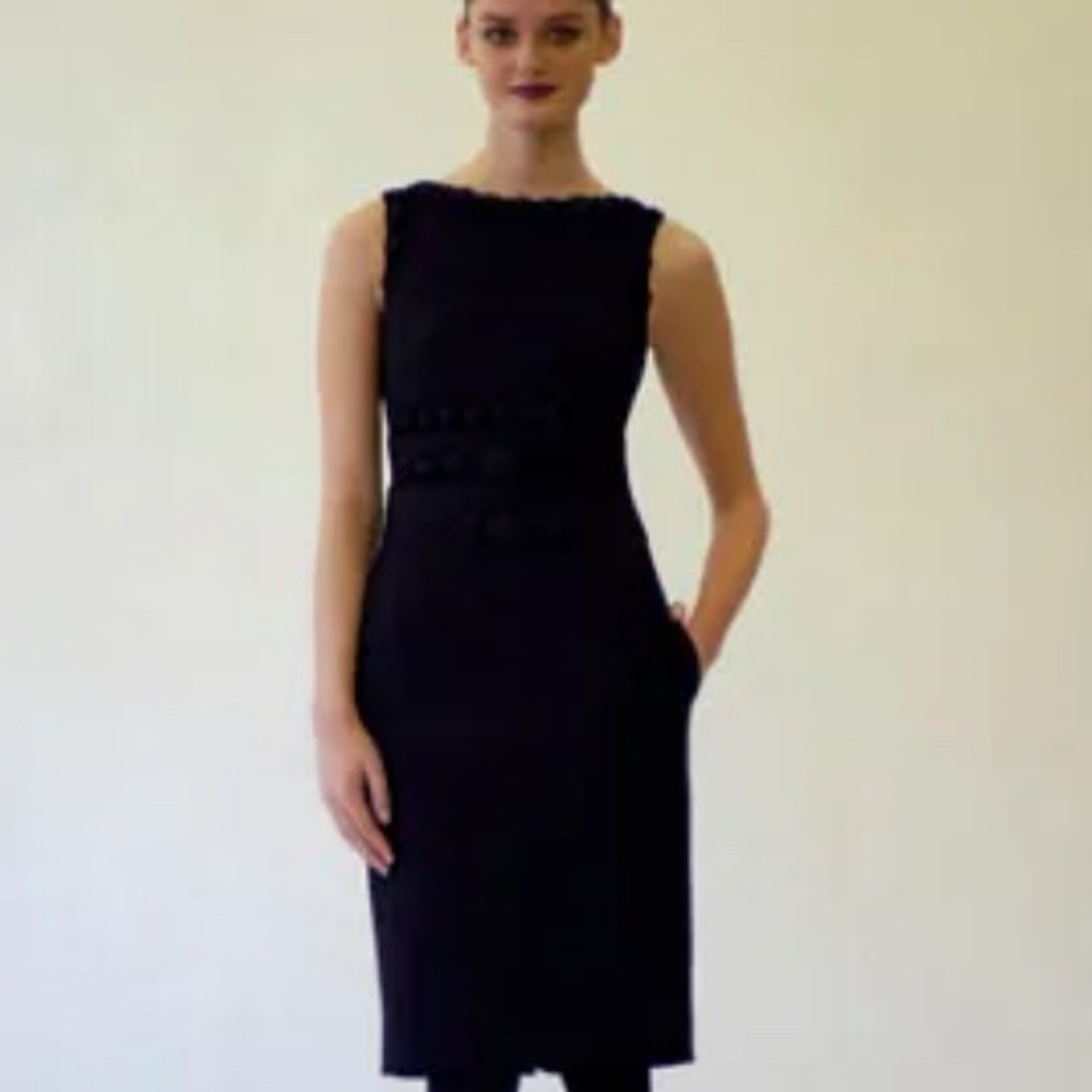 Carolina Herrera Black Sleeveless Dress